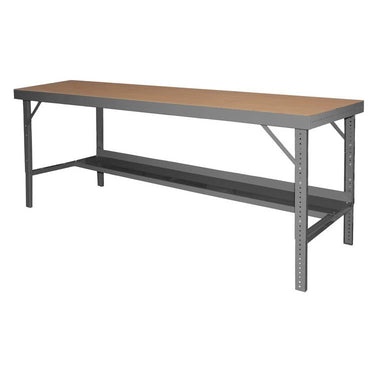 FOLDING LEG WORKBENCH TEMP HDBD 30X120 - Model WBFTH3012095